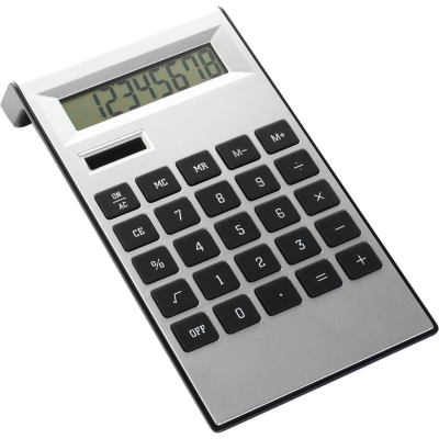 DESK CALCULATOR in Black_&_Silver