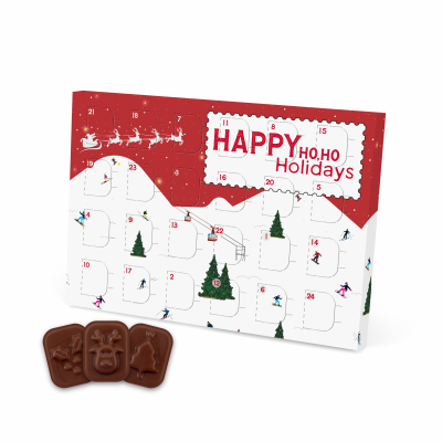 ADVENT CALENDARS - MINI ADVENT CALENDAR - VEGAN DARK CHOCOLATE - 71% COCOA