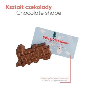 ADVERT CARD - CHOCOLATE CHRISTMAS EXPRESS