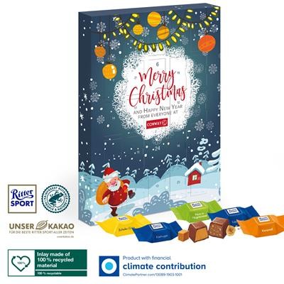 PERSONALISED EXTRA LARGE RITTER SPORTS CHUNKS ADVENT CALENDAR