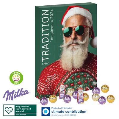 PERSONALISED MILKA WALL GOURMET ADVENT with Biodegradable Inlay