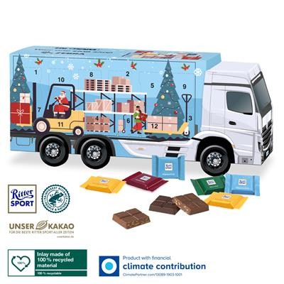 PERSONALISED RITTER SPORTS 3D TRUCK ADVENT CALENDAR