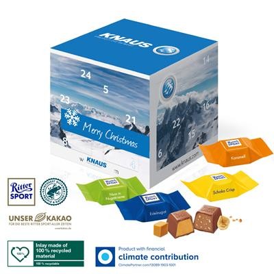 PERSONALISED RITTER SPORTS CUBE ADVENT CALENDAR