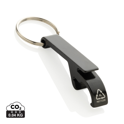 RCS RECYCLED ALUMINUM BOTTLE AND CAN OPENER in Black