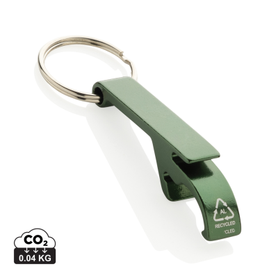 RCS RECYCLED ALUMINUM BOTTLE AND CAN OPENER in Green