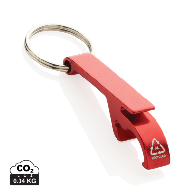 RCS RECYCLED ALUMINUM BOTTLE AND CAN OPENER in Red