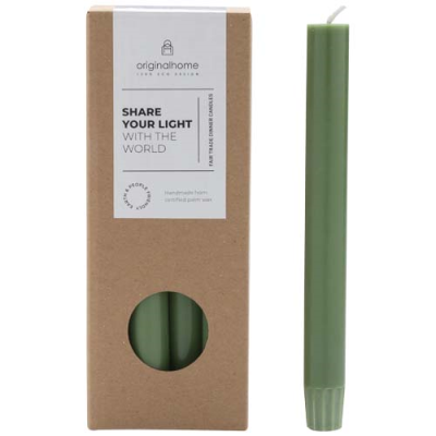 ORIGINALHOME DINNER CANDLE MATCHA in Heather Green