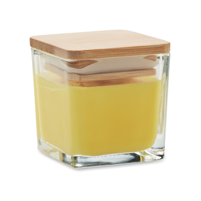 SQUARED FRAGRANCE CANDLE 50GR in Yellow