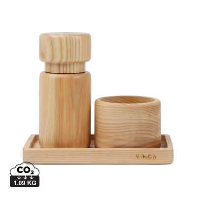 VINGA RETRO SALT & PEPPER SET in Brown