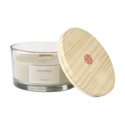 WOOOSH FLAME SCENTED CANDLE FINE OUDH in White