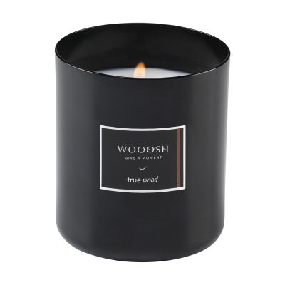 WOOOSH SCENTED CANDLE TRUE WOOD X-MAS in Black