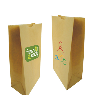 CUBE BLOCK BOTTOM PAPER BAG LARGE (45X36X13CM)