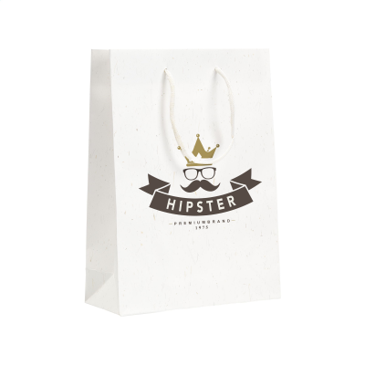 LEAF IT BAG RECYCLED with Straw Fibres (180 G & M²) M in White