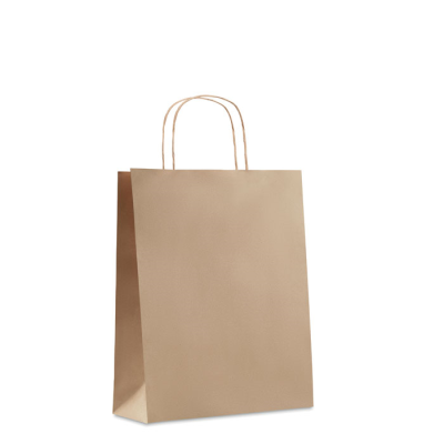 MEDIUM GIFT PAPER BAG 90 GR & M² in Brown