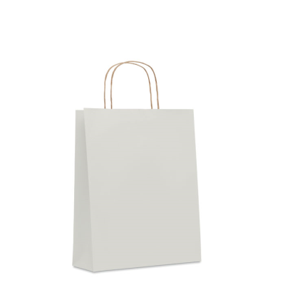 MEDIUM GIFT PAPER BAG 90 GR & M² in White