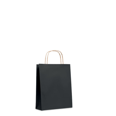 SMALL GIFT PAPER BAG 90 GR & M² in Black