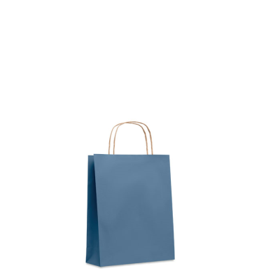 SMALL GIFT PAPER BAG 90 GR & M² in Blue