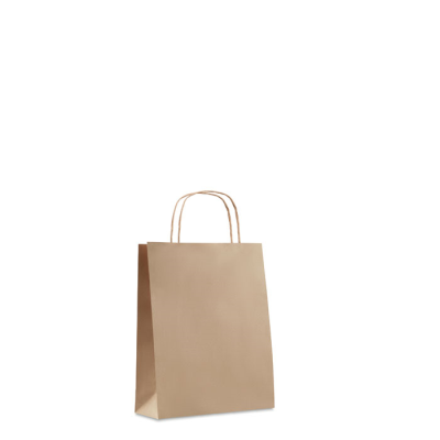 SMALL GIFT PAPER BAG 90 GR & M² in Brown