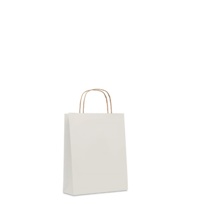 SMALL GIFT PAPER BAG 90 GR & M² in White