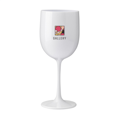 LUNAIRE REUSABLE WINE GLASS 480 ML in White