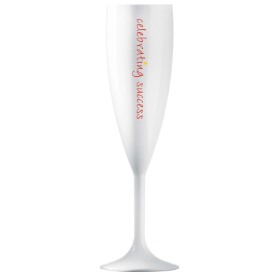 REUSABLE PLASTIC CHAMPAGNE FLUTE (187ML & 6