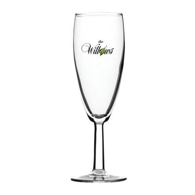 TOUGHENED SAXON ELEGANCE FLUTE GLASS (170ML & 5