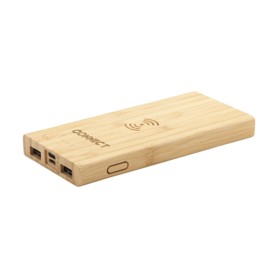 BAMBOO 8000 CORDLESS POWERBANK CORDLESS CHARGER in Bamboo