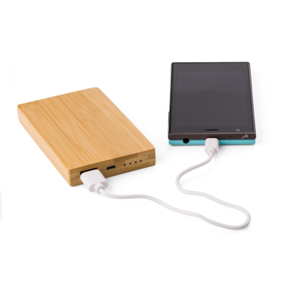 BAMBOO POWER BANK in Brown