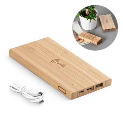 FITCH BAMBOO PORTABLE BATTERY & CHARGER