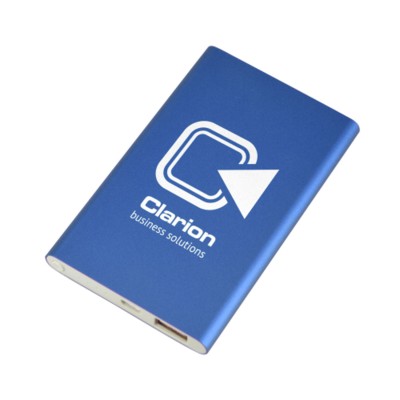 FLAT POWER BANK in Blue