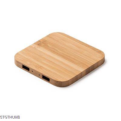 NEBULA CORDLESS CHARGER with Natural Bamboo Body