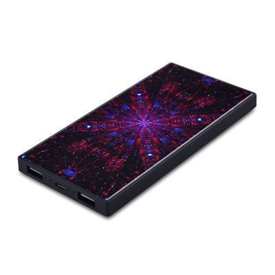 P55 5000MAH POWER BANK - SLIM LINE POWER BANK in 5000 Mah with Tempered Glass Branding