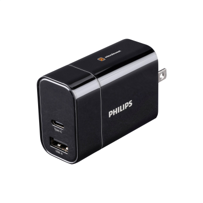 PHILIPS TRAVEL CHARGER in Black