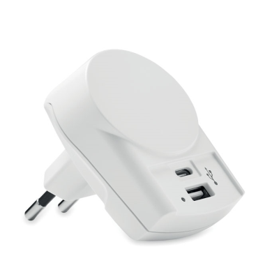 SKROSS EURO USB CHARGER (AC) 27W in White