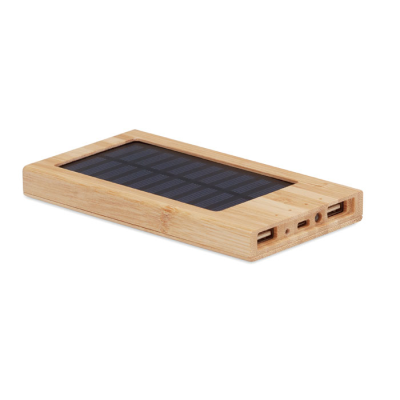 SOLAR POWER BANK 4000 MAH in Brown