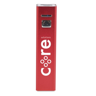 STANDARD CUBOID POWER BANK in Red