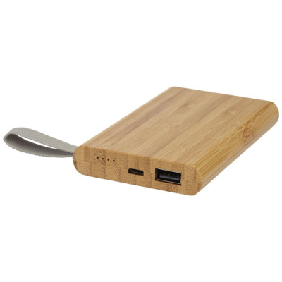 TULDA 5000 MAH BAMBOO POWER BANK in Natural