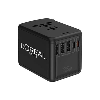 UNIVERSAL PLUG ADAPTER 35W PD FAST CHARGER