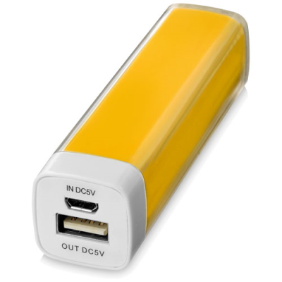 WS102 2200 & 2600 MAH POWERBANK in Yellow