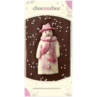 BELGIAN CHOCOLATE SNOWMAN BAR