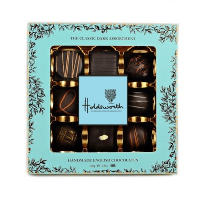 CLASSIC DARK CHOCOLATE ASSORTMENT HANDMADE TRUFFLES