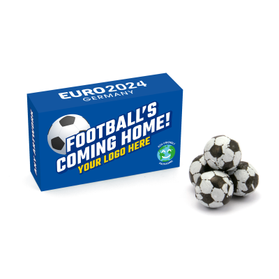 EURO 2024 - ECO MAXI BOX - CHOCOLATE FOOTBALLS