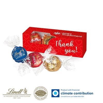 PERSONALISED LINDOR 3 BALL GIFT BOX