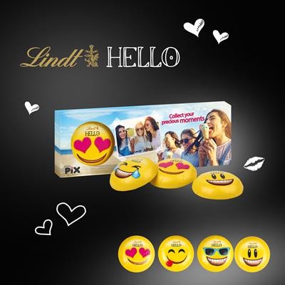 PERSONALISED LINDT EMOJI TRIO BOX