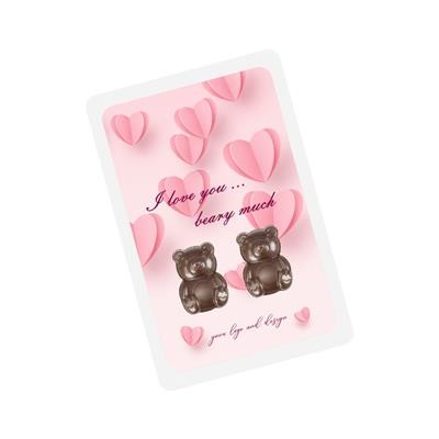 PROMO CARD TWO TEDDY BEARS