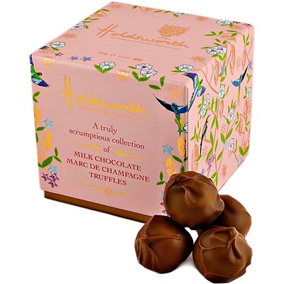 TRULY SCRUMPTIOUS MARC DE CHAMPAGNE HANDMADE TRUFFLES