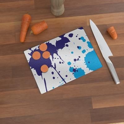 CUSTOM PRINTED GLASS CHOPPING BOARD 28