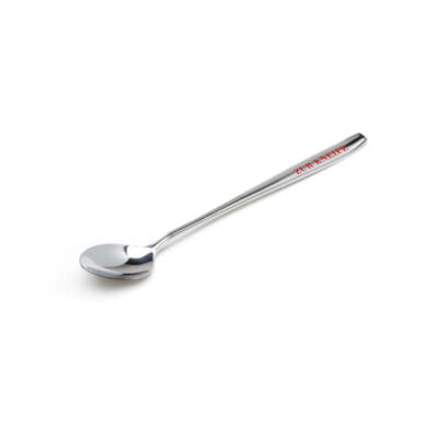 STAINLESS STEEL METAL SUNDAE SPOON (21CM)