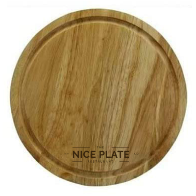 WOOD ROUND CHOPPING BOARDS (25CM)