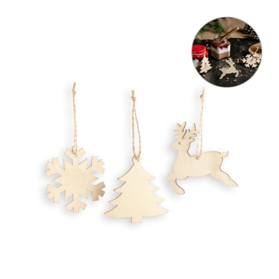 FLAKE CHRISTMAS ORNAMENT SET